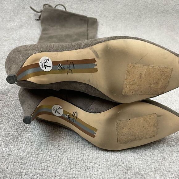 Sam Edelman Women’s 7.5 Kristie Stretch Top Lace Over the Knee Heeled Boots - Picture 4 of 4